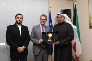 الجمعية شاركت في معرض ” ايطاليا والتخطيط العمراني في الكويت “