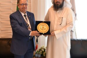 رئيس الجمعية استقبل نائب رئيس مجلس أمناء جامعة الدلتا المصرية